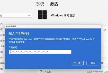 Windows 11 专业版安装激活密钥 Windows 11 企业版安装激活密钥